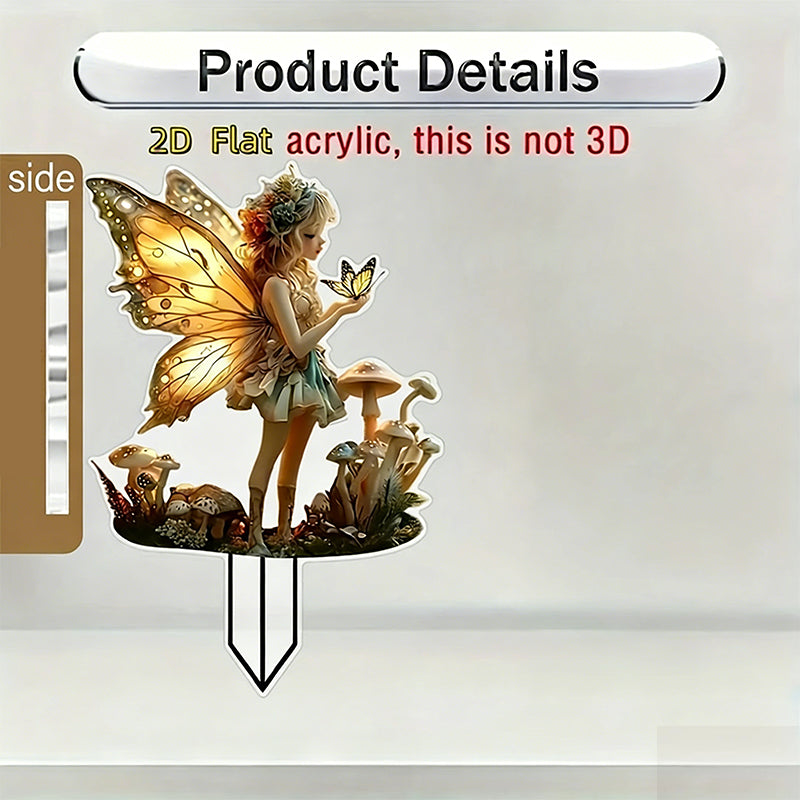 🔥🎁Nyhet 50 % RABATT💥2D akrylstake för trädgårdsdekoration