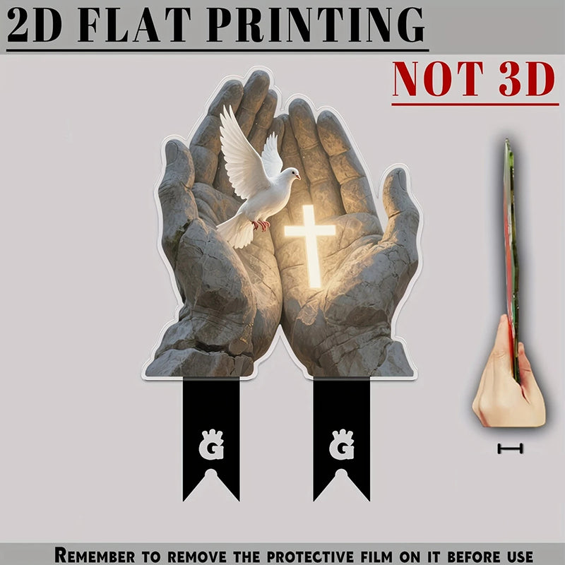 🔥🎁Nyhet 50 % RABATT💥2D akrylstake för trädgårdsdekoration