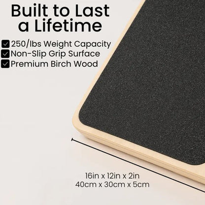 🔈🔈60% RABATT🏃‍Justerbar träbräda för vadstretchning