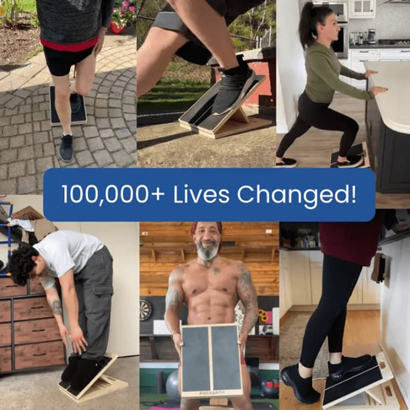 🔈🔈60% RABATT🏃‍Justerbar träbräda för vadstretchning