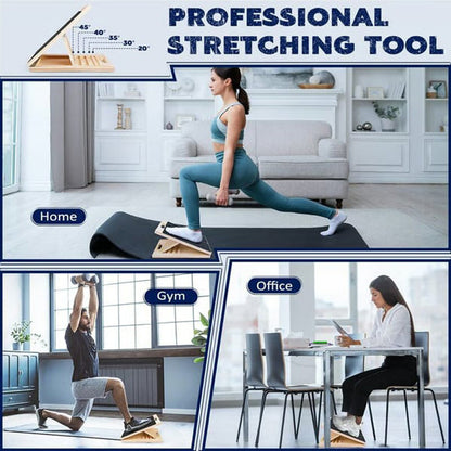 🔈🔈60% RABATT🏃‍Justerbar träbräda för vadstretchning