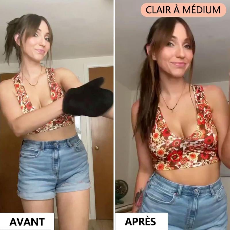 Brun-utan-sol lotion för kroppen