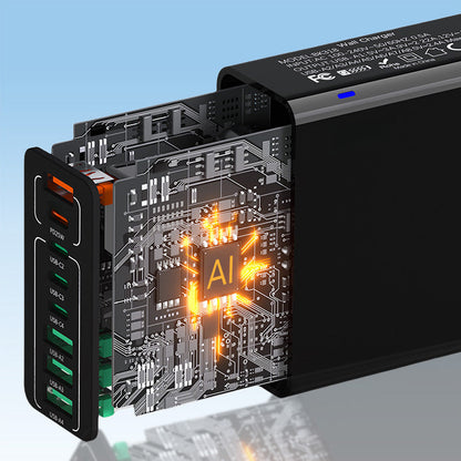 📱 50% RABATT! ⚡ Multi-Port 150W Snabbladdare – 3-enheters samtidig laddning, Kompakt design & Universell kompatibilitet 🔋