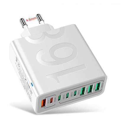 📱 50% RABATT! ⚡ Multi-Port 150W Snabbladdare – 3-enheters samtidig laddning, Kompakt design & Universell kompatibilitet 🔋