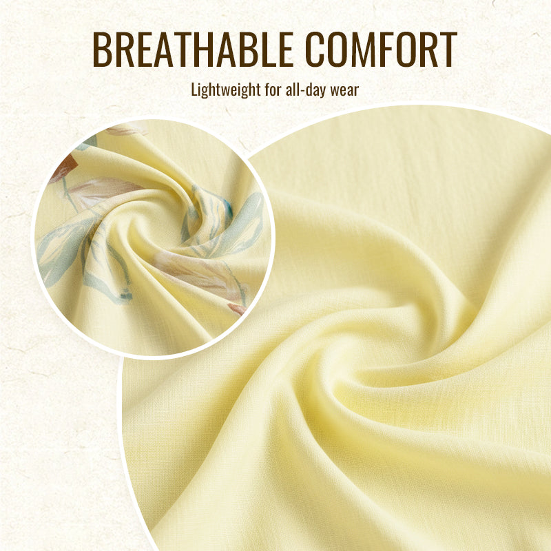 Asymmetrisk topp och blommiga byxor för damer, 2-delat set