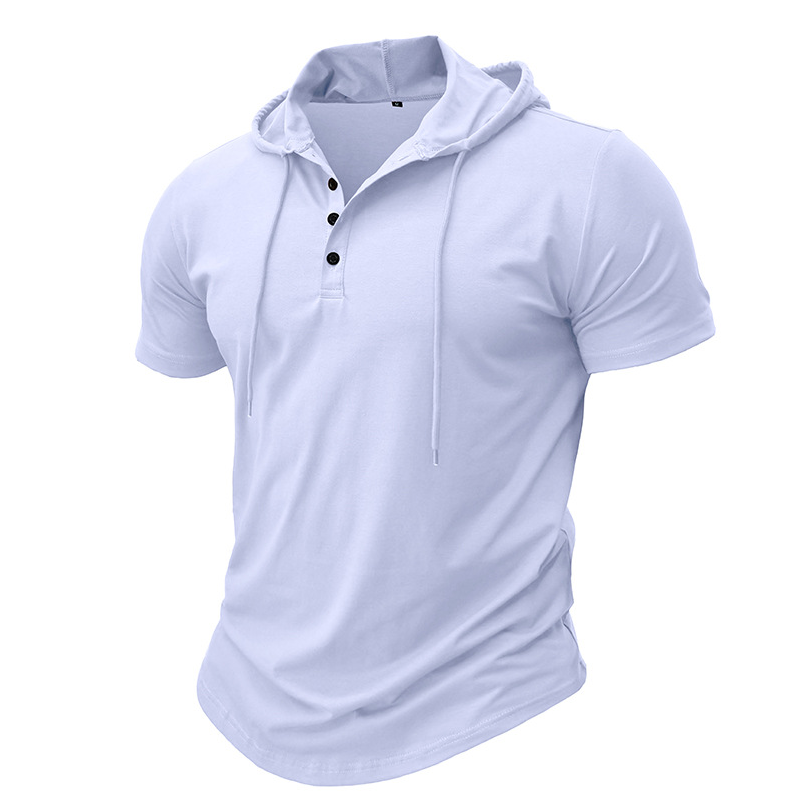 Athletic Fit Workout Hoodie Tee för män