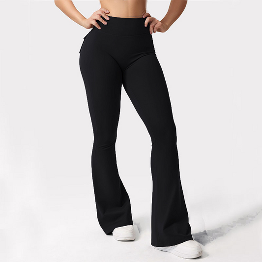 Trendiga yogabyxor med hög midja för kvinnor