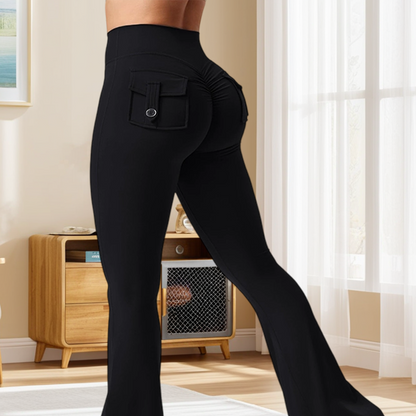 Trendiga yogabyxor med hög midja för kvinnor