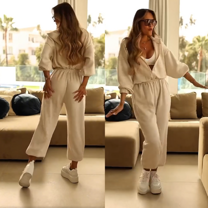 👚 60% RABATT! 🔥 Casual Jumpsuit med Huva för Damer – Mjukt Tyg, Avslappnad Passform & Fickor 🩳