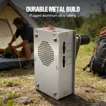 📢📢50 % RABATT!! ⏰Multifunktionell nödladdare med vev och radio