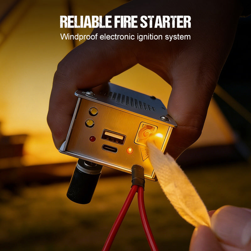 📢📢50 % RABATT!! ⏰Multifunktionell nödladdare med vev och radio