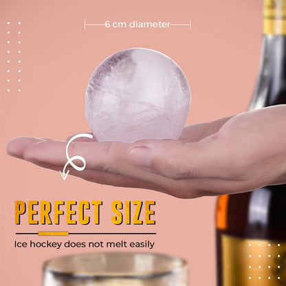 🍹 KÖP 2 FÅ 1 GRATIS! ❄️ Rund Iskuleform – Livsmedelsgodkänd Silikon, Långsam Smältning & Perfekt För Whisky & Cocktails 🥃
