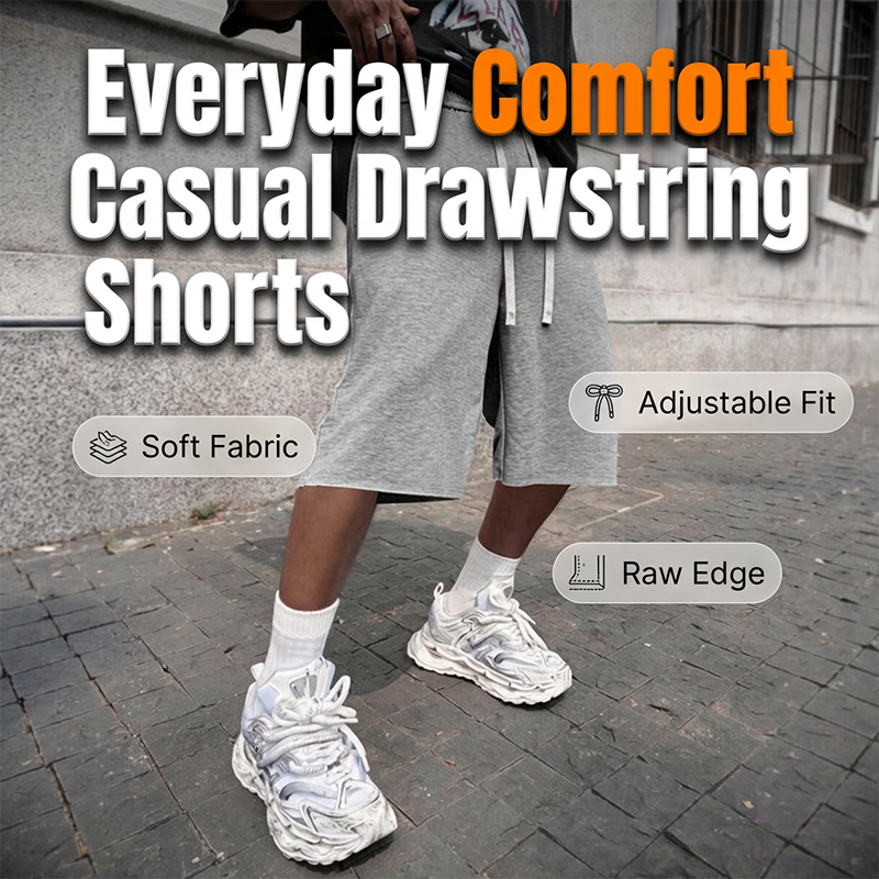 🩳 TIDSBEGRÄNSAT ERBJUDANDE: 50 % RABATT! ✨ Avslappnade shorts för män – dragsko, knälånga ✨