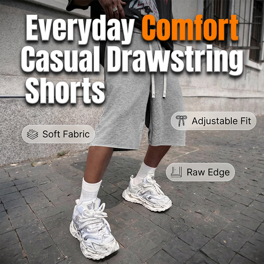🩳 TIDSBEGRÄNSAT ERBJUDANDE: 50 % RABATT! ✨ Avslappnade shorts för män – dragsko, knälånga ✨