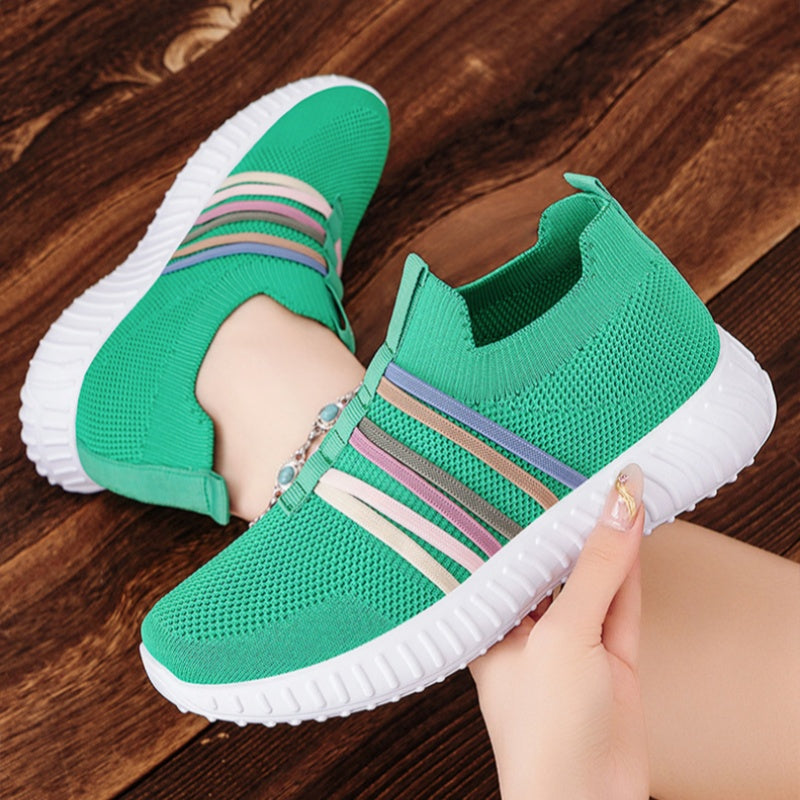 👡 60% RABATT! ☀️Kvinnors Andningsbara Mesh Slip-On Sneakers