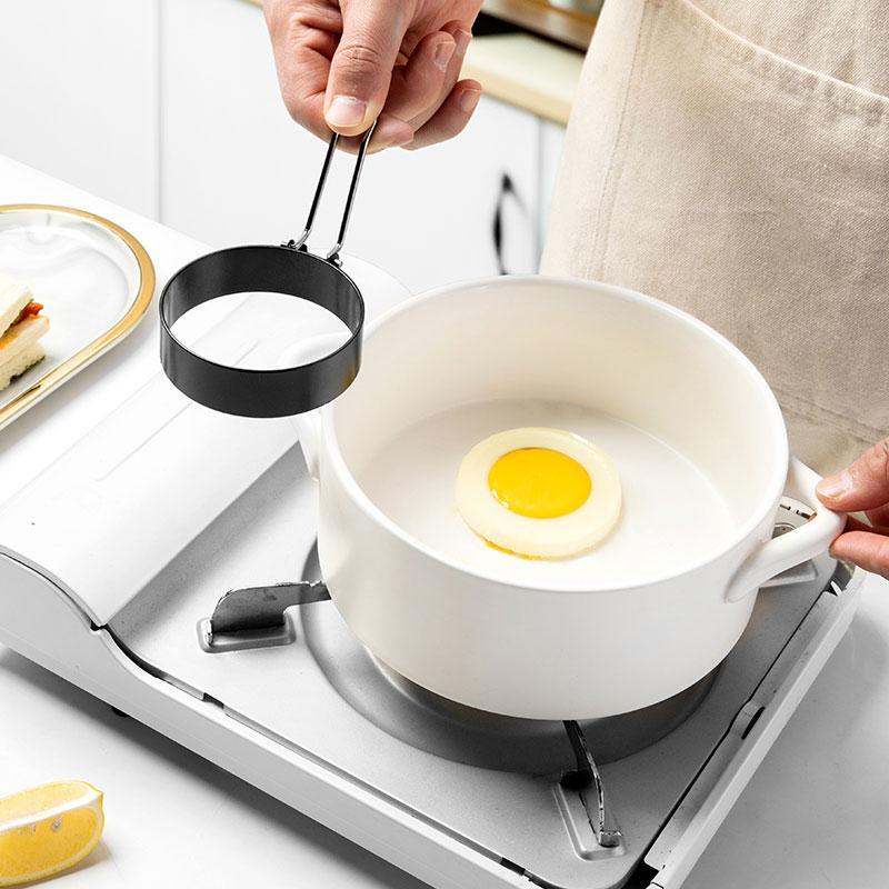 🔥Bra erbjudanden – Äggstekningsform🍳 Perfekt runda ägg varje gång – äggstekningsformen är suverän🥞