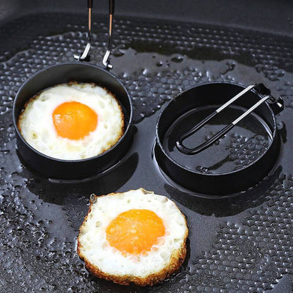 🔥Bra erbjudanden – Äggstekningsform🍳 Perfekt runda ägg varje gång – äggstekningsformen är suverän🥞