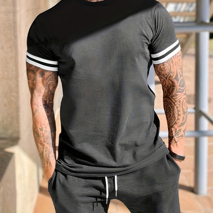 🥳2026 REA🥳💞50 % RABATT NU!🔥Set med ledig kortärmad T-shirt och shorts