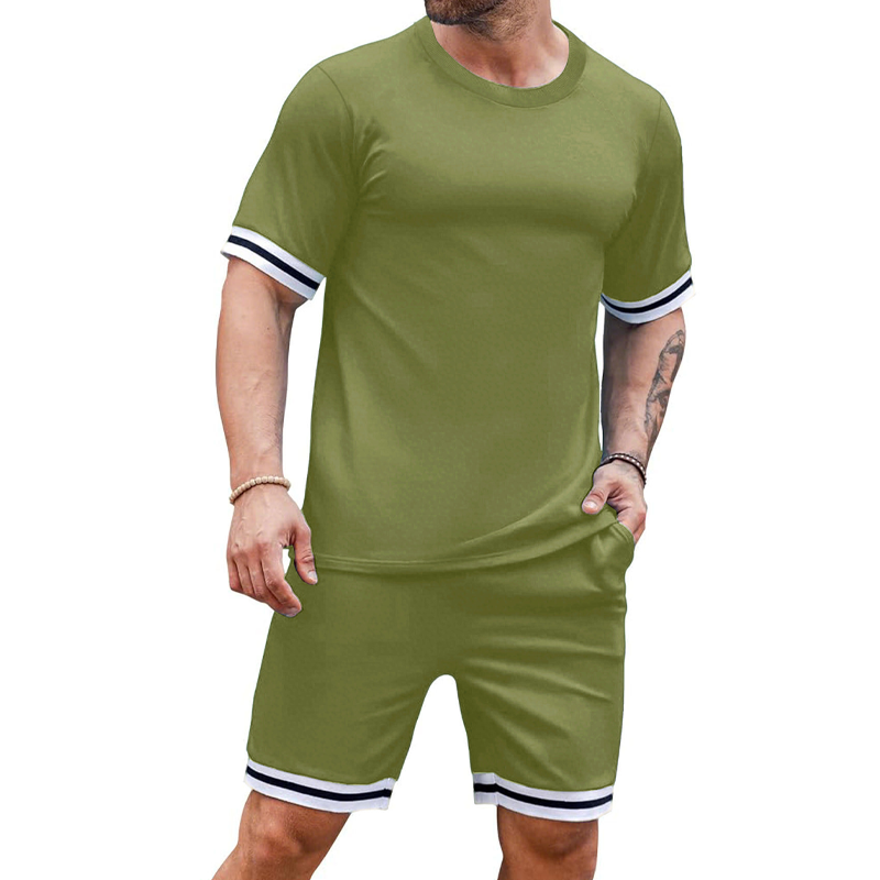 🥳2026 REA🥳💞50 % RABATT NU!🔥Set med ledig kortärmad T-shirt och shorts