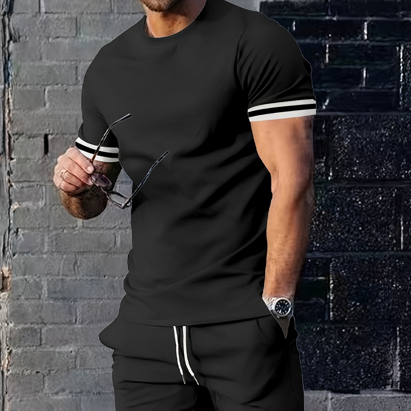 🥳2026 REA🥳💞50 % RABATT NU!🔥Set med ledig kortärmad T-shirt och shorts