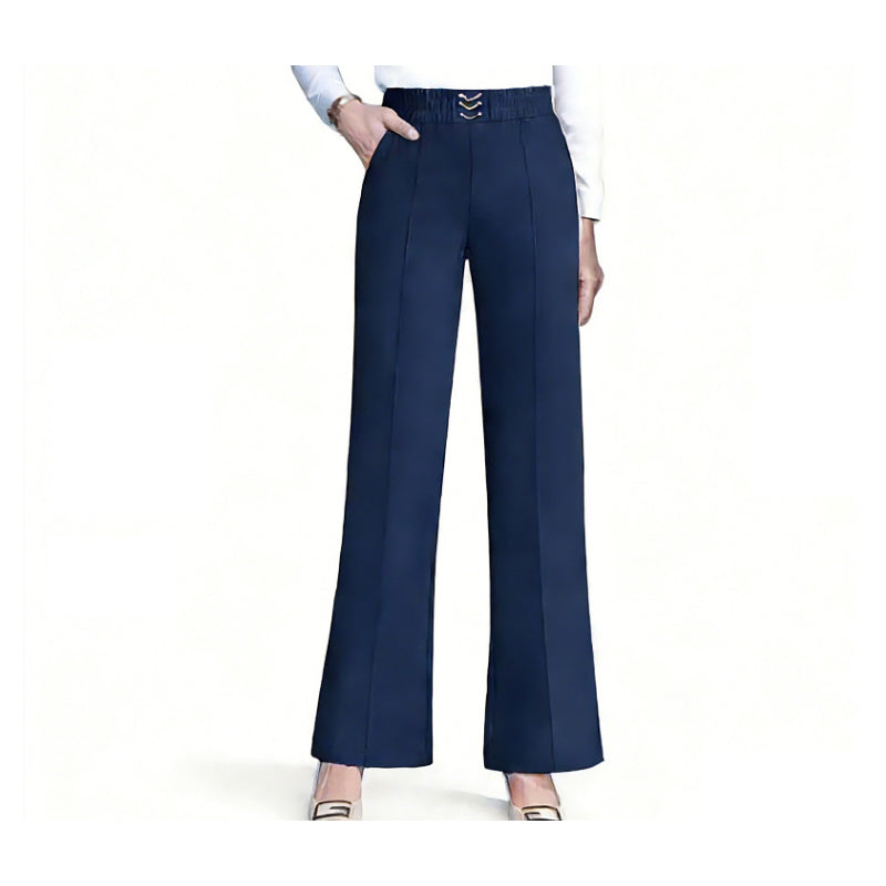 👖 50% RABATT! ✨Dambyxor med Hög Midja och Vida Ben