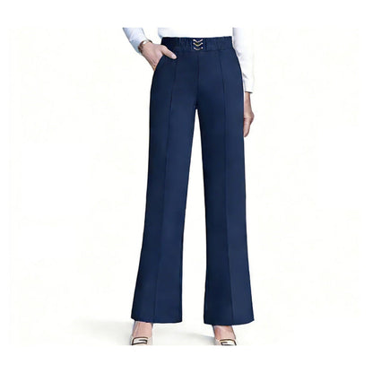 👖 50% RABATT! ✨Dambyxor med Hög Midja och Vida Ben
