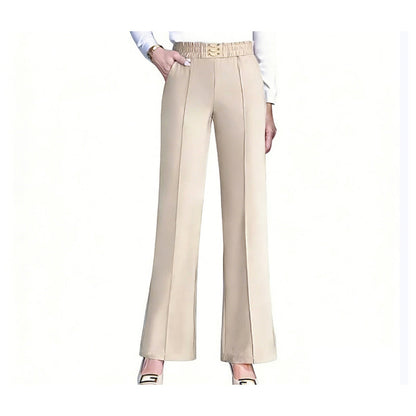 👖 50% RABATT! ✨Dambyxor med Hög Midja och Vida Ben
