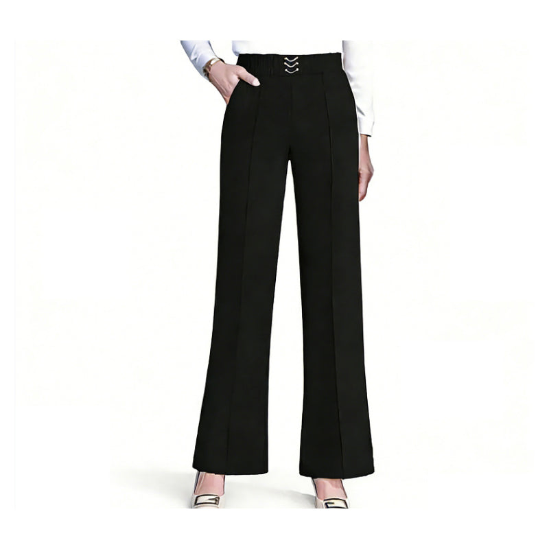 👖 50% RABATT! ✨Dambyxor med Hög Midja och Vida Ben
