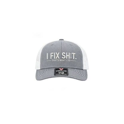 🔥Nyhet 2026 & Storsäljare🔥Trucker-keps med nätbakstycke och broderat ”I Fix Shit” – Andningsbar solhatt för utomhusbruk🧢☀️