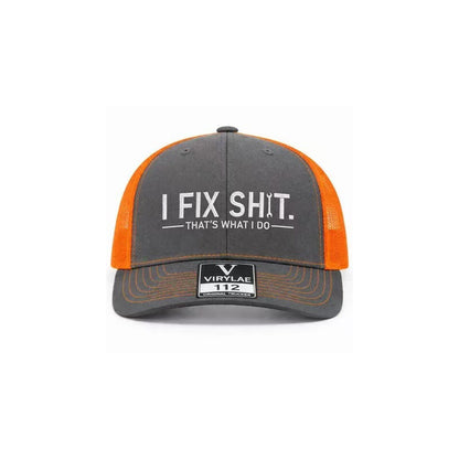 🔥Nyhet 2026 & Storsäljare🔥Trucker-keps med nätbakstycke och broderat ”I Fix Shit” – Andningsbar solhatt för utomhusbruk🧢☀️