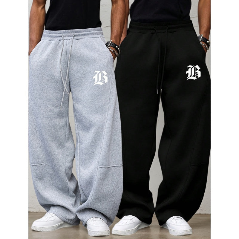 👖 50 % RABATT UNDER BEGRÄNSAD TID! ✨Unisex-joggingbyxor med raka ben – tjocka, bekväma, avslappnade ✨