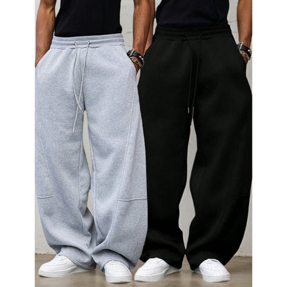 👖 50 % RABATT UNDER BEGRÄNSAD TID! ✨Unisex-joggingbyxor med raka ben – tjocka, bekväma, avslappnade ✨