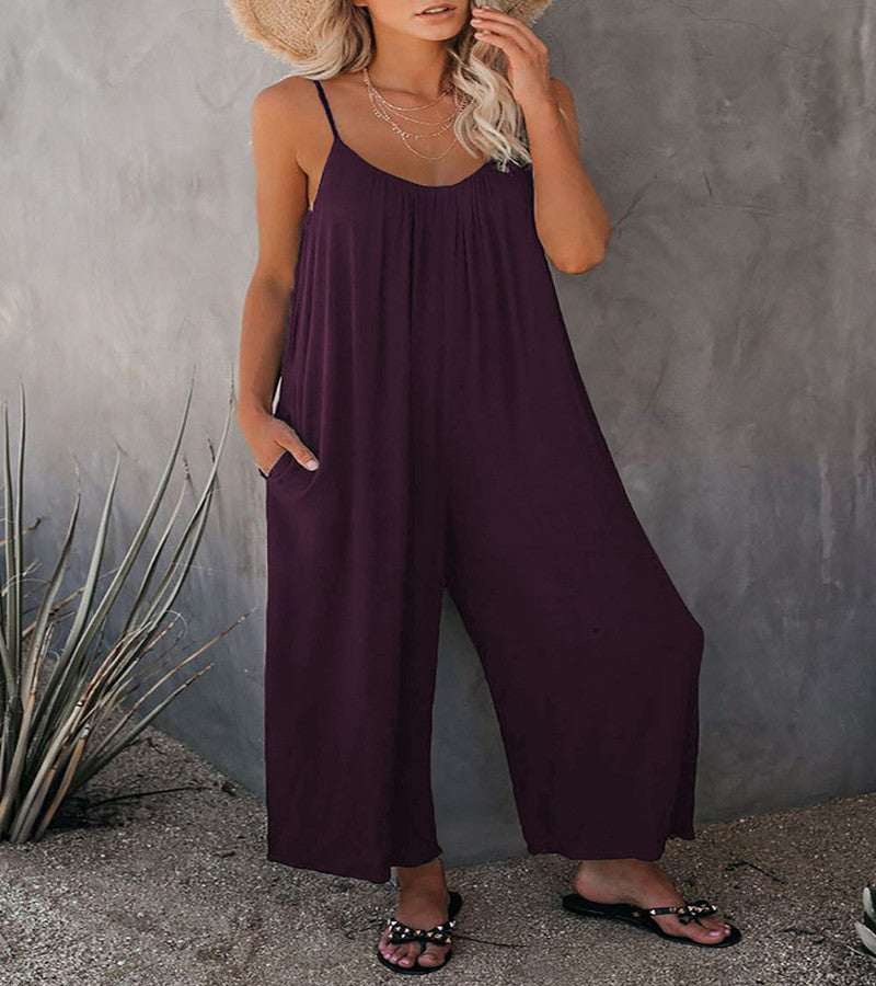 Ultimata Luftiga Jumpsuiten med Fickor