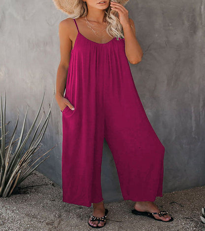 Ultimata Luftiga Jumpsuiten med Fickor
