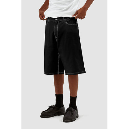 Casual jeansshorts med vida ben för män