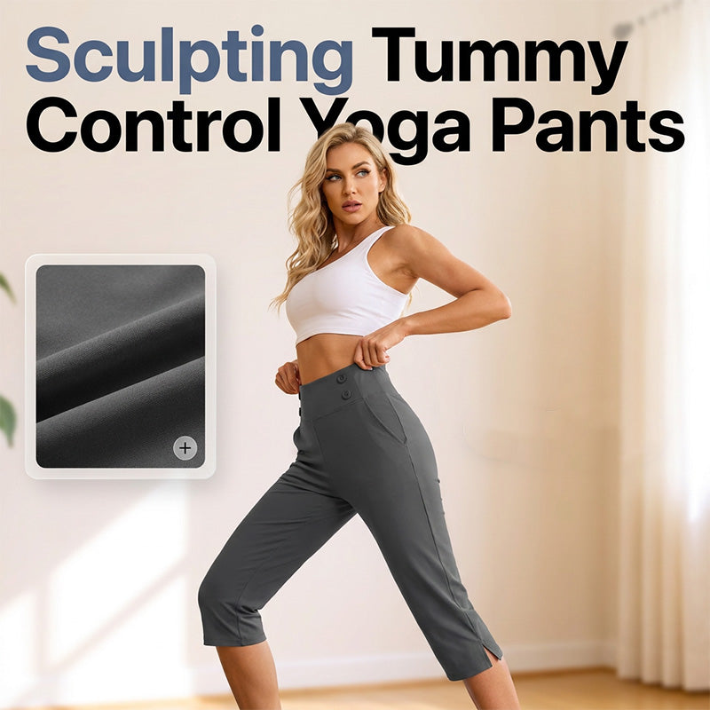 Eleganta yogabyxor med formande effekt