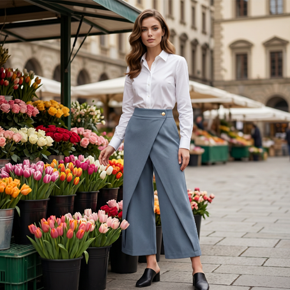 👖 50% RABATT NU!🎨 Dam Patchwork Croppade Byxor – Trendig Färgblock & Casual Passform – Bekväm Streetwear för Sommarsemester 🌴