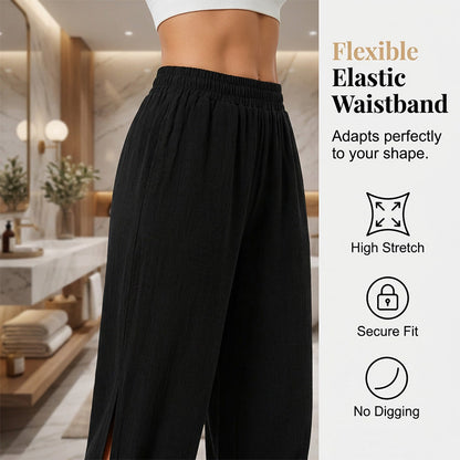 👖 NU HALVA PRISET 50% RABATT! ✨ Capribyxor för damer med elastisk midja  Bekväma snygga dambyxor i alla storlekar 🎉