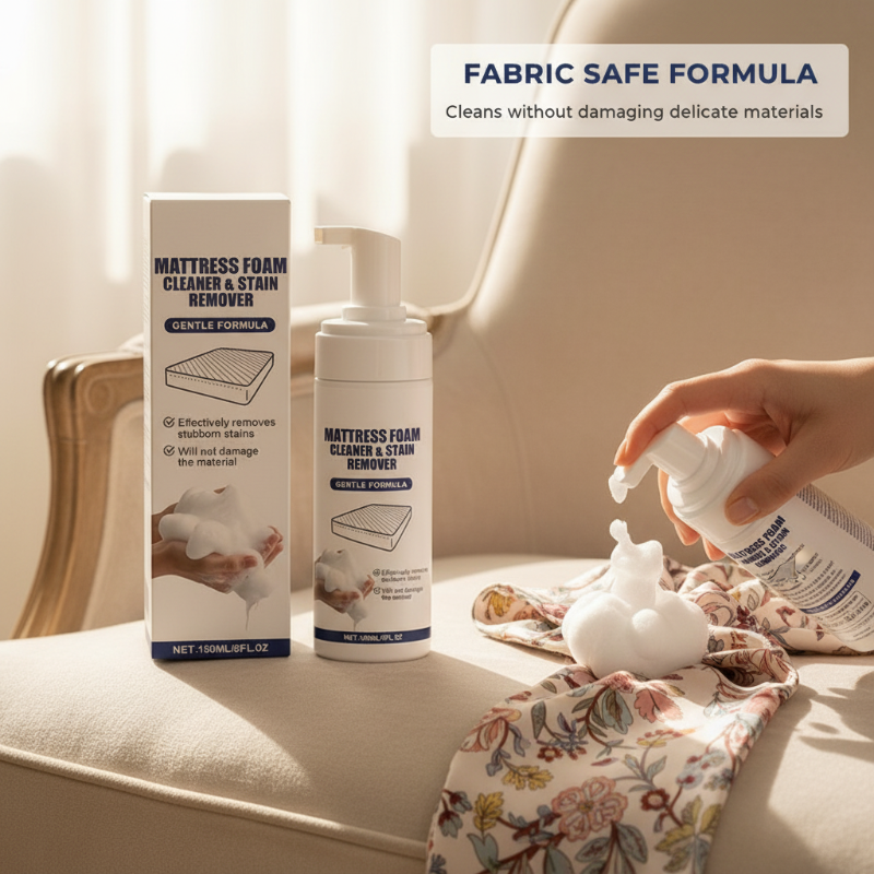 💐 BEGRÄNSAD ERBJUDANDE – 50 % RABATT! Skummande madrassrengöring – Skonsam mot tyg, effektiv mot smuts 🌸💧 【Specialerbjudande】