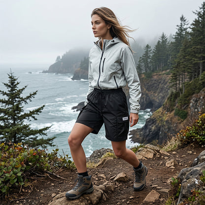 ⏰ 50 % RABATT – Endast under en begränsad tid ✨Cargoshorts för damer med elastisk midja 👖 Lediga, bekväma och med dragsko