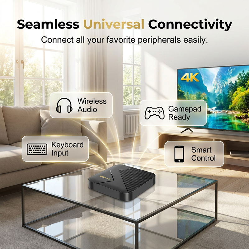 🔥 50% RABATT 🎁 Android TV-box med Bluetooth ✨ Enkel streaming, smidigt ljud & bild i toppklass – perfekt för vardagsrum och filmkvällar 🍿🏡