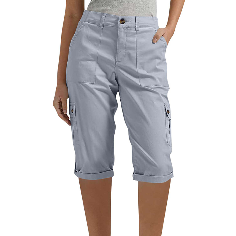 👖 50 % RABATT NU! 🛍️ Casual cargobyxor i capri-längd för dam – praktiska fickor, bekväm passform, mångsidig stil 🌟
