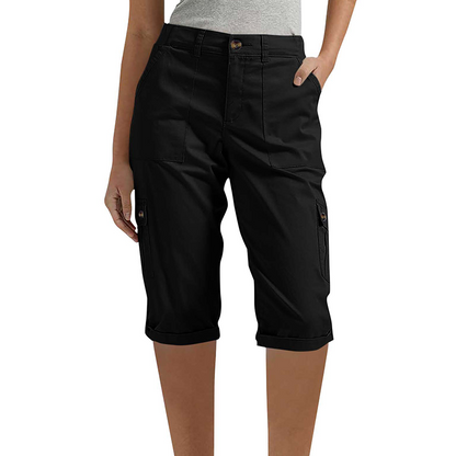 👖 50 % RABATT NU! 🛍️ Casual cargobyxor i capri-längd för dam – praktiska fickor, bekväm passform, mångsidig stil 🌟