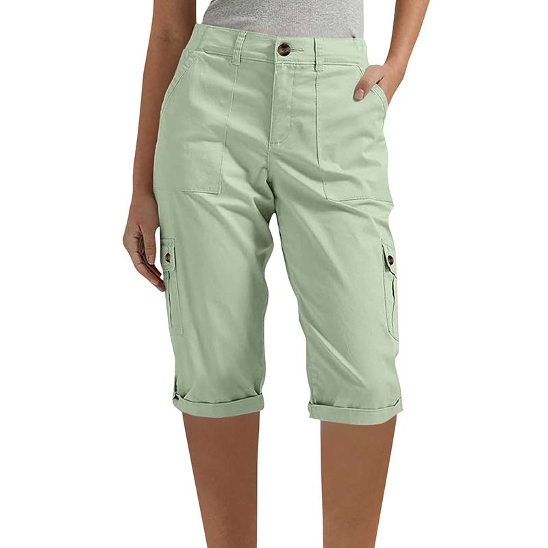 👖 50 % RABATT NU! 🛍️ Casual cargobyxor i capri-längd för dam – praktiska fickor, bekväm passform, mångsidig stil 🌟