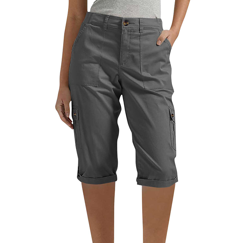 👖 50 % RABATT NU! 🛍️ Casual cargobyxor i capri-längd för dam – praktiska fickor, bekväm passform, mångsidig stil 🌟