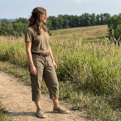 👖 50% RABATT NU! 🌿 Kvinnors Avslappnade Casual Cargokapriser – Rymliga Fickor, Andningsbart Tyg & Avslappnad Passform – Vardagskomfort, Redo För Varmt Väder ✨