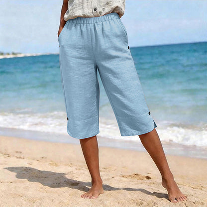 🔥🔥Dame pustende sommer capribukser