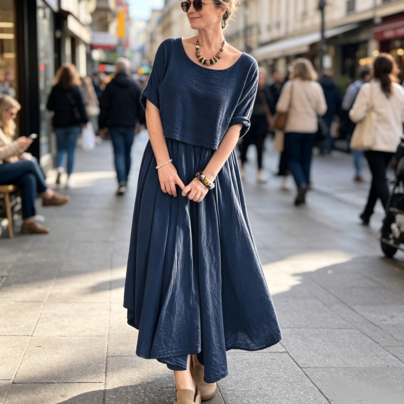 🆕Nyhet💙Enkelt sommarset med kjol i två delar✨