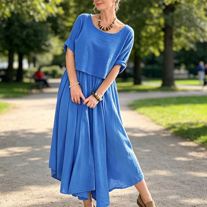 🆕Nyhet💙Enkelt sommarset med kjol i två delar✨
