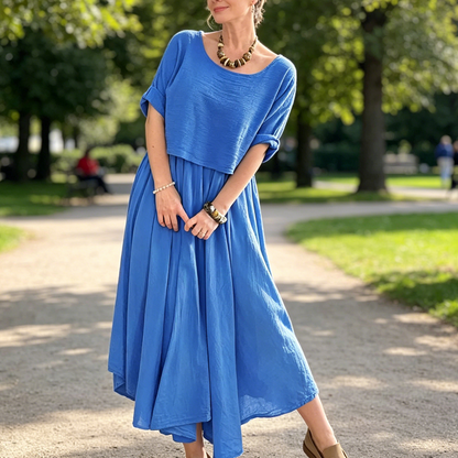 🆕Nyhet💙Enkelt sommarset med kjol i två delar✨